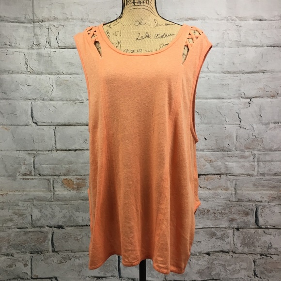 Free People Tops - Free People Criss Cross Shoulder Flowy BOHO Tunic